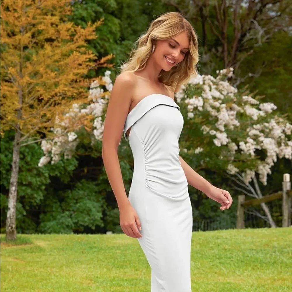 Strapless Backless Bodycon Cocktail Dress - Picture 3 of 7